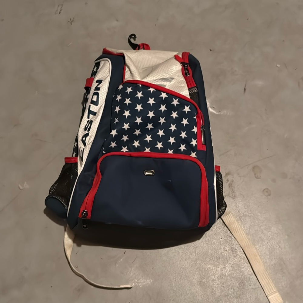 Baseball bag, used for one season and been hanging up since. Good condition.